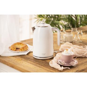 Adler AD 1341 elkedel 1,7 L 2200 W Hvid