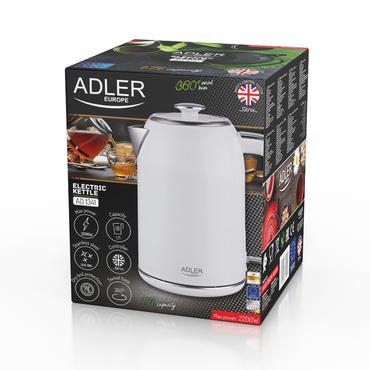 Adler AD 1341 elkedel 1,7 L 2200 W Hvid