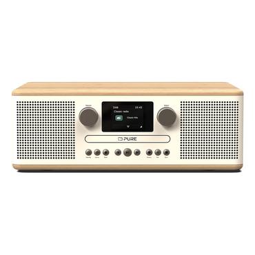 Pure Classic C-D6 Digitalradio White/Oak EU/UK