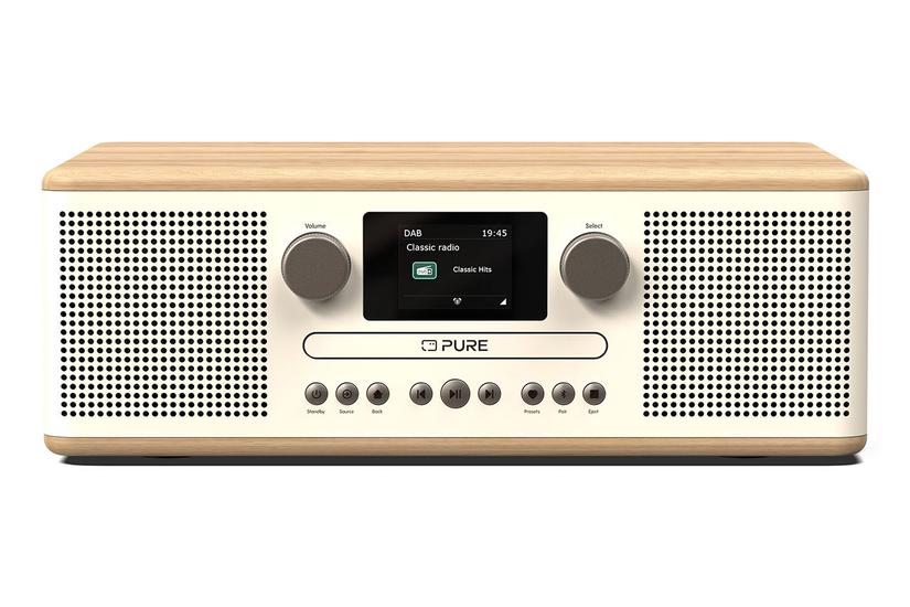 Pure Classic C-D6 Digitalradio White/Oak EU/UK