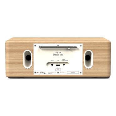 Pure Classic C-D6 Digitalradio White/Oak EU/UK