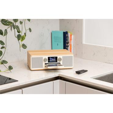 Pure Classic C-D6 Digitalradio White/Oak EU/UK