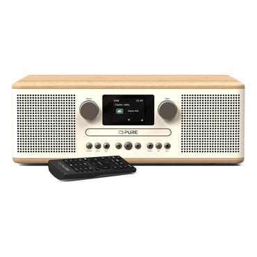 Pure Classic C-D6 Digitalradio White/Oak EU/UK