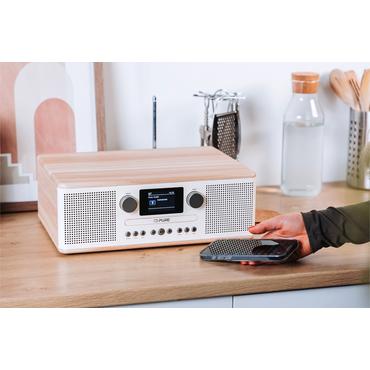 Pure Classic C-D6 Digitalradio White/Oak EU/UK