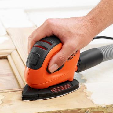 Black & Decker BEW230 Slibemus 11000 rpm Sort, Orange 55 W