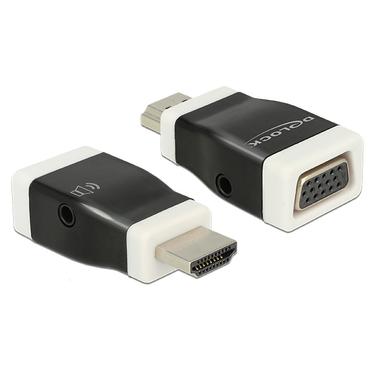 Delock adapter f&ouml;r video / ljud - HDMI/VGA/ljud