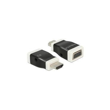 Delock adapter f&ouml;r video / ljud - HDMI/VGA/ljud