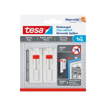 tesa Klebenagel verstellbar Tapete & Putz bis 1kg       2St.