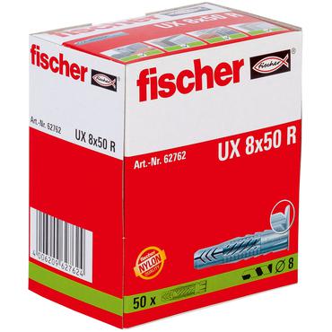 Fischer 62762 skrueanker og vægudtag 50 stk