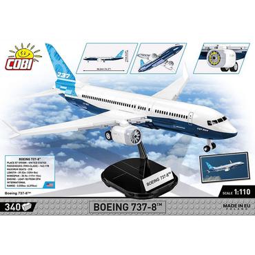 COBI Boeing 737-8 Construction Toy (1:110 Scale)