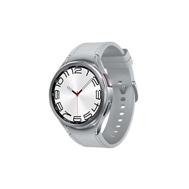 Samsung Galaxy Watch6 Classic smart ur med b&aring;nd - s&oslash;lv - 16 GB - s&oslash;lv