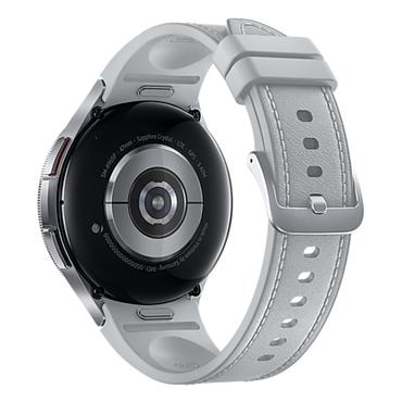 Samsung Galaxy Watch6 Classic smart ur med b&aring;nd - s&oslash;lv - 16 GB - s&oslash;lv
