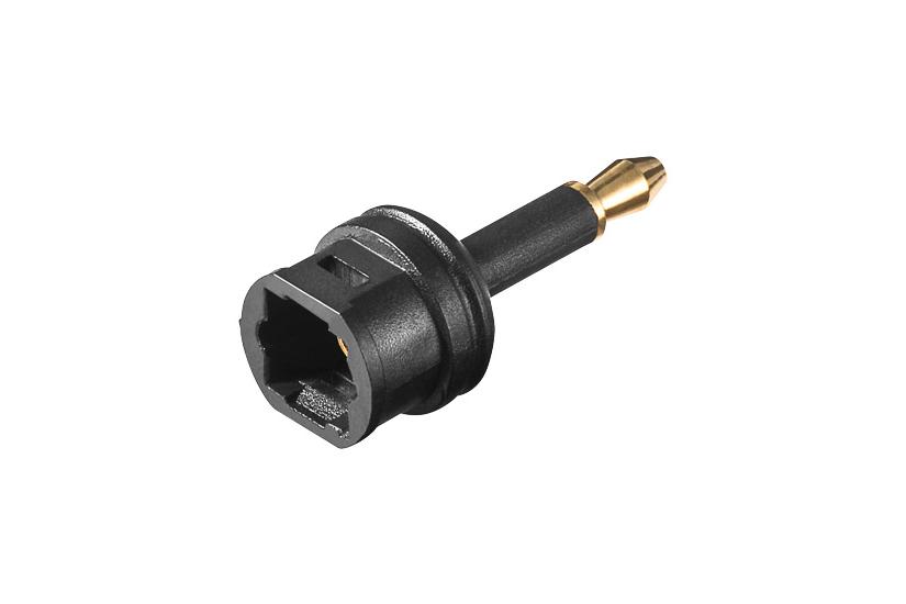 goobay adapter f&ouml;r digitalljud (optisk)