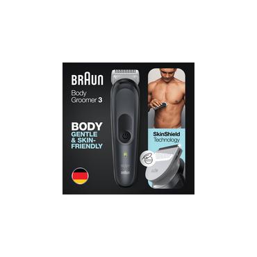 Braun BodyGroomer 3 BG3340 Sort, Gr&aring;