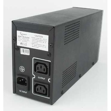 Gembird UPS-PC-652A UPS-enhed Interaktivt indgangsstik 0,65 kVA 390 W 3 AC stikkontakt(er)
