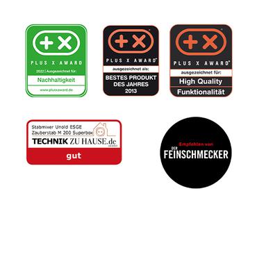 UNOLD ESGE-Zauberstab M 200 Superbox - handmixer - vit/antracit