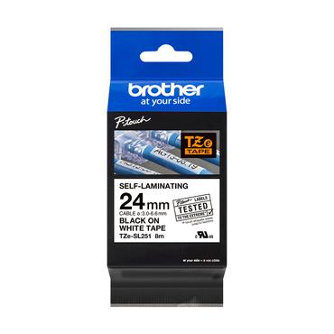 Brother TZe-SL251 - lamineret bånd - 1 kassette(r) - Rulle (2,4 cm x 8 m)