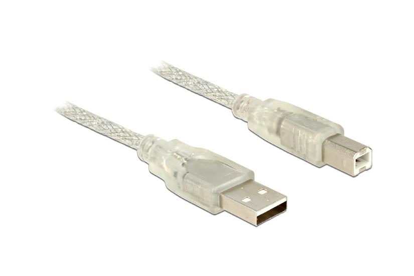 Delock - USB-kabel - USB typ B till USB - 5 m