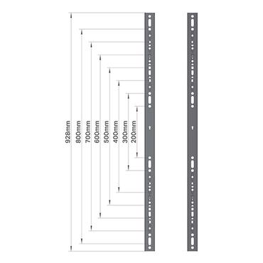 Multibrackets 2110 tilbehør til videovægskærm Sort