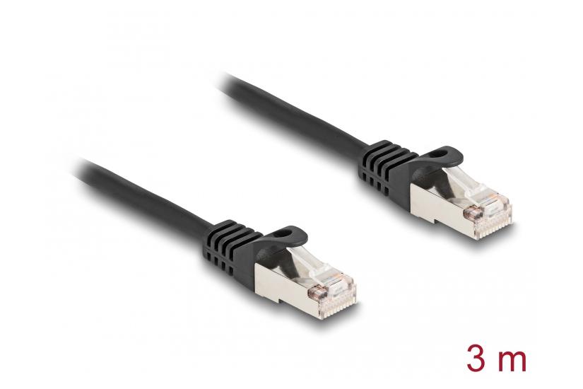 Delock n&auml;tverkskabel - 3 m - svart