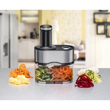 Rommelsbacher EGS 80 Gnudel - elektrisk spiralskärare - svart / rostfritt stål