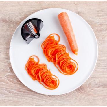 Rommelsbacher EGS 80 Gnudel - elektrisk spiralskärare - svart / rostfritt stål