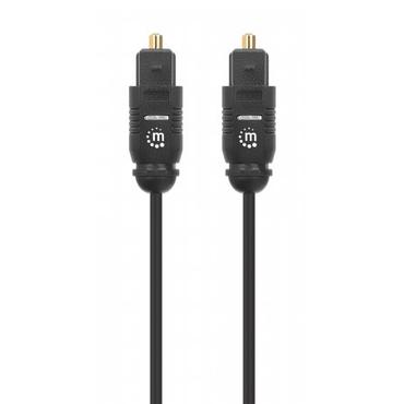 Manhattan 356091 InfiniBand og fiberoptisk kabel 5 m Toslink Sort