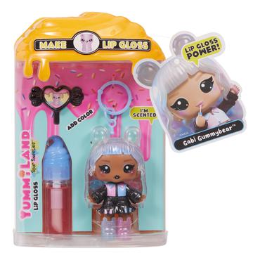 MGA Entertainment Yummiland Lip Gloss Doll Sour Sweeties - Gabi Gummybear