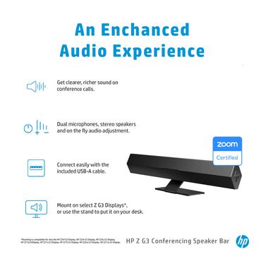 HP Z G3 - soundbar - f&ouml;r konferenssystem