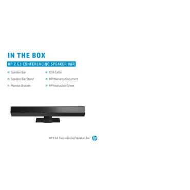 HP Z G3 - soundbar - f&ouml;r konferenssystem