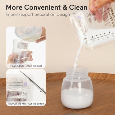 Momcozy MS005-NA00NB tilbehør til amning 120 stk Opbevaringspose til modermælk