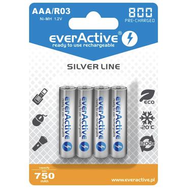 Everactive EVHRL03-800 husholdningsbatteri Genopladeligt batteri AAA Nikkel-Metalhydrid (NiMH)