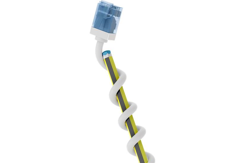 Goobay 74284 netværkskabel Hvid 0,25 m Cat6a U/UTP (UTP)