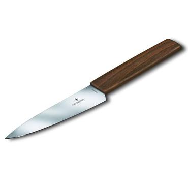 Victorinox Swiss - køkkenkniv - 15 cm - valnød