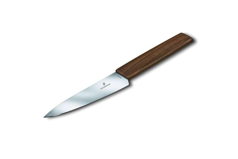 Victorinox Swiss Modern Narrow Knife Walnut Wood 15 cm