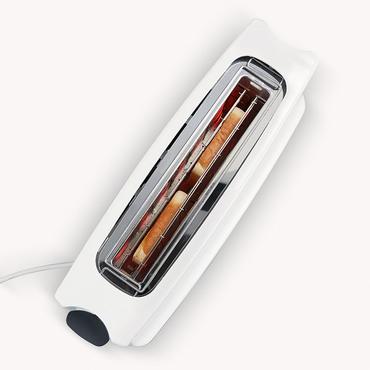 Severin AT 2232 br&oslash;drister 2 skive(r) 800 W Gr&aring;, Hvid