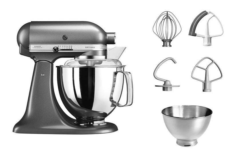 KitchenAid Artisan 5KSM175PSEMS - köksmaskin - 300 W - medaljongsilver