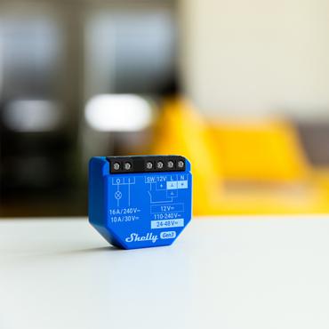 Shelly 1 Gen3 Intelligent kontakt 1P Bl&aring;