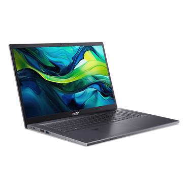 Acer Aspire 17 A17-51M-71CB Intel® Core™ i7 i7-13620H Laptop 43,9 cm (17.3") Fuld HD 16 GB DDR4-SDRAM 512 GB SSD Wi-Fi 6E (802.11ax) Windows 11 Home Tysk Grå