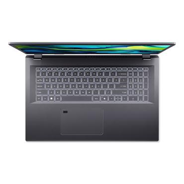 Acer Aspire 17 A17-51M-71CB Intel® Core™ i7 i7-13620H Laptop 43,9 cm (17.3") Fuld HD 16 GB DDR4-SDRAM 512 GB SSD Wi-Fi 6E (802.11ax) Windows 11 Home Tysk Grå