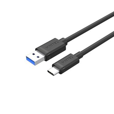 UNITEK C14103BK-2M USB-kabel USB 3.2 Gen 1 (3.1 Gen 1) USB A USB C Sort
