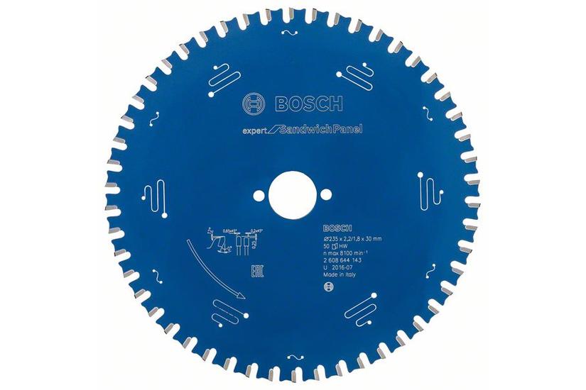 Bosch Expert for Sandwich Panel - Kreiss&auml;geblatt - f&ouml;r Sandwich-Materialien - 235 mm - 50 Z&auml;hne (2608644143)