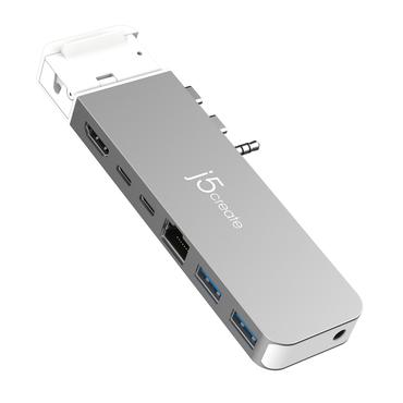 j5create JCD395 - dockningsstation - USB4 x 2 - HDMI, USB4 - 1GbE