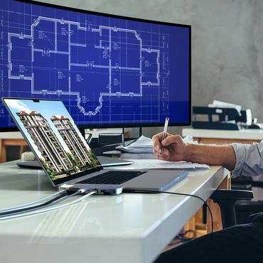 j5create JCD395 - dockningsstation - USB4 x 2 - HDMI, USB4 - 1GbE