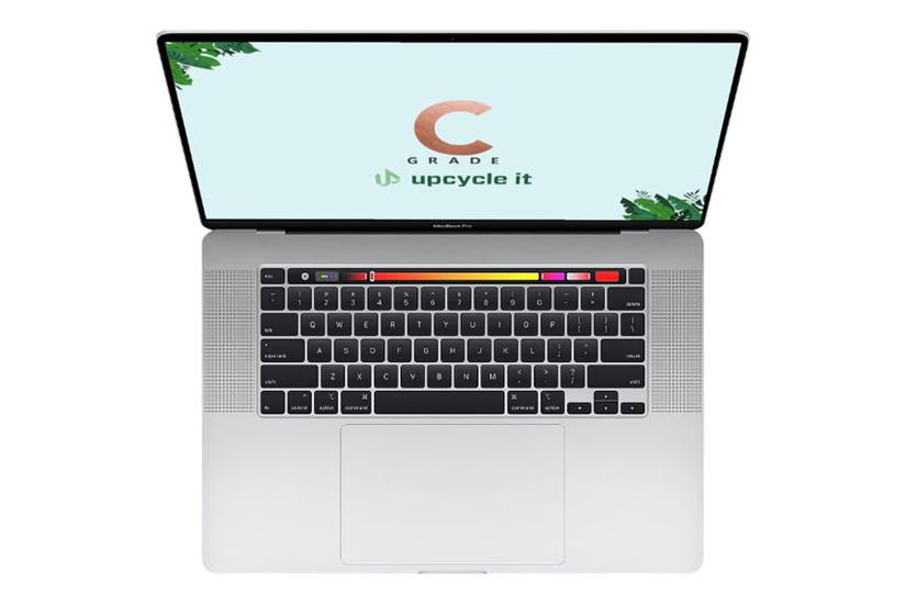 [upcycle it] Apple MacBook Pro 2019 (GRADE C) - i7-8750H, 16 GB RAM, 256 GB SSD, Intel UHD 630, 15" 2800x1800, 2019, Silver, Touchbar