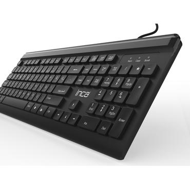 Inca IMK-377 Tastatur Maus enthalten USB T&uuml;rkisch Schwarz (IMK-377)