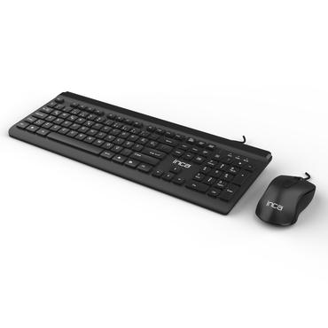 Inca IMK-377 Tastatur Maus enthalten USB T&uuml;rkisch Schwarz (IMK-377)