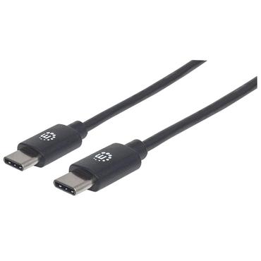Manhattan 353342 USB-kabel USB 2.0 1 m USB C Sort