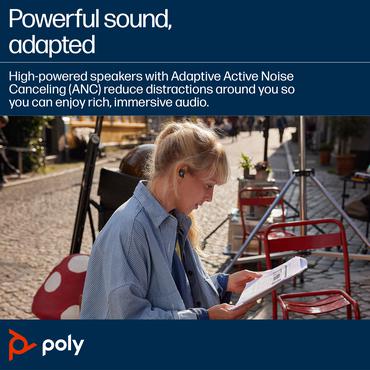 Poly Voyager Free 20 - &aelig;gte tr&aring;dl&oslash;se &oslash;retelefoner med mik.