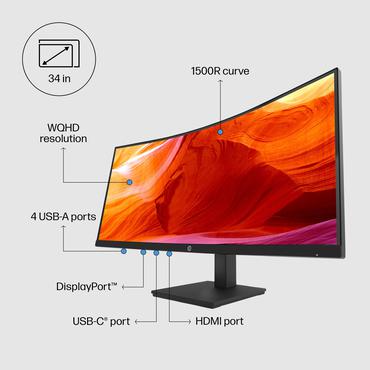 HP P34hc G4 computer monitor